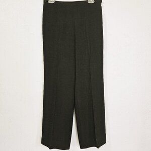 Ann Taylor Women's Black with Mingled White Polka Dots Career Pants Size 10